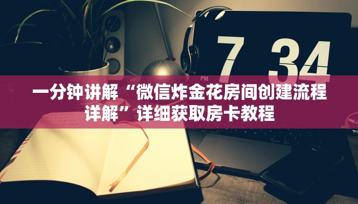 一分钟讲解“微信炸金花房间创建流程详解”详细获取房卡教程