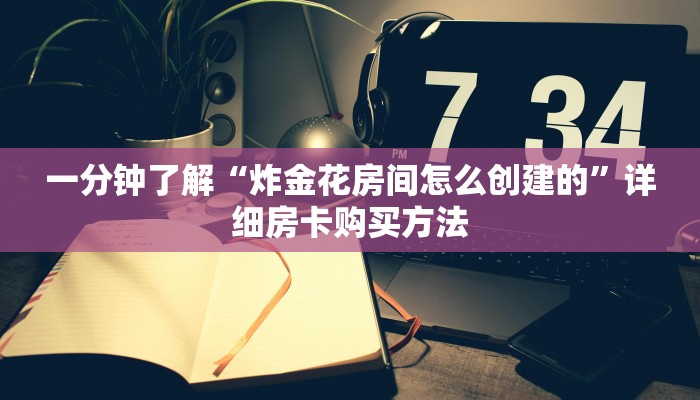 一分钟了解“炸金花房间怎么创建的”详细房卡购买方法
