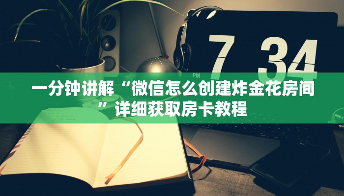 一分钟讲解“微信怎么创建炸金花房间”详细获取房卡教程