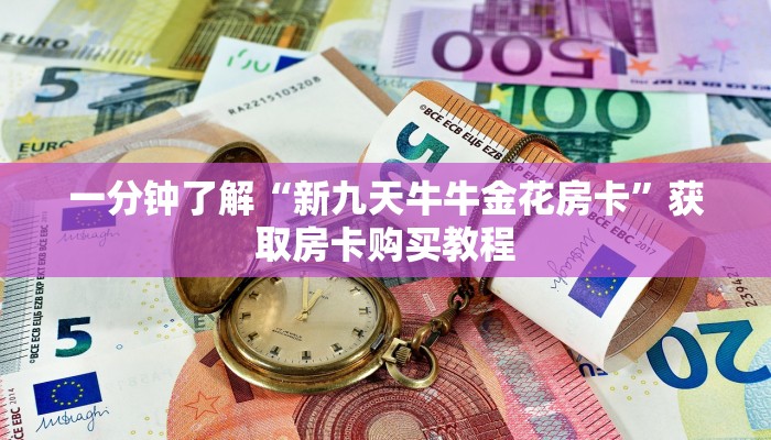 一分钟了解“新九天牛牛金花房卡”获取房卡购买教程