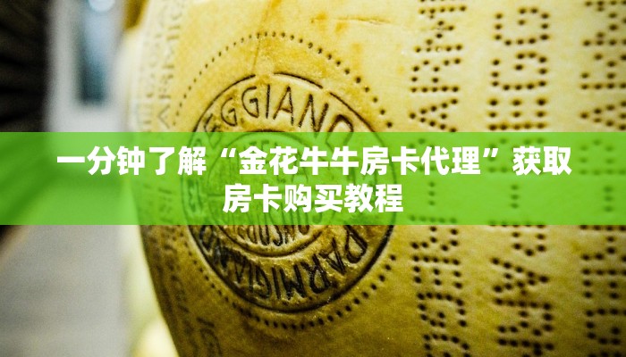 一分钟了解“金花牛牛房卡代理”获取房卡购买教程