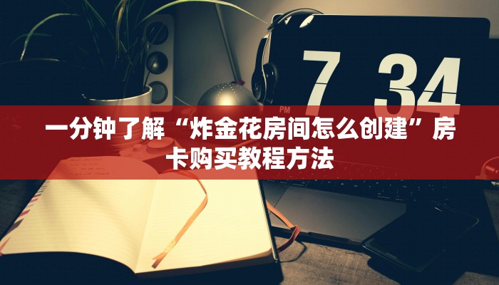 一分钟了解“炸金花房间怎么创建”房卡购买教程方法