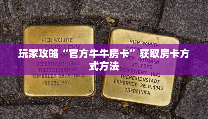 玩家攻略“官方牛牛房卡”获取房卡方式方法